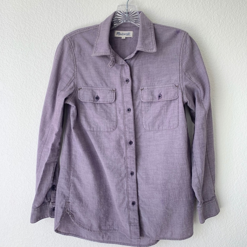 Madewell Chambray Tom Boy Work Shirt